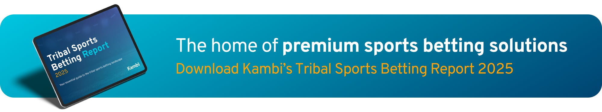 Tribal Report Landing Page Banner